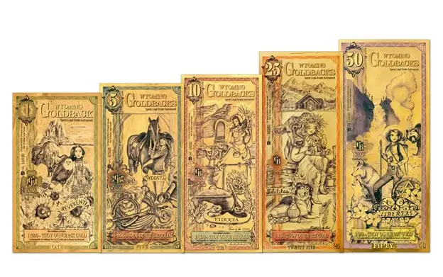 Goldback fractional gold currency